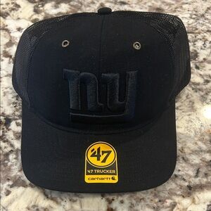 '47 x Carhartt Black Giants Trucker Cap with NY Logo
